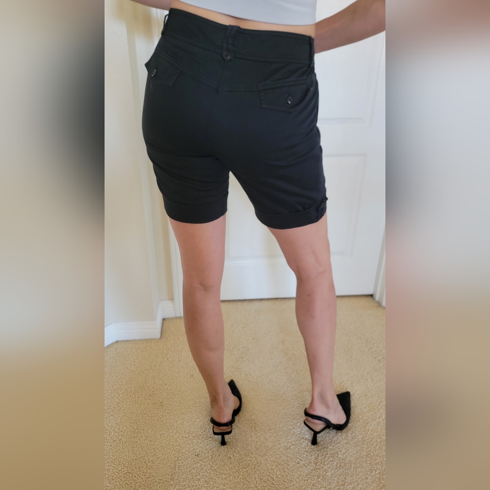 Alberto Bini Women's Black Shorts, Made In Italy. Size Large - Picture 3 of 3